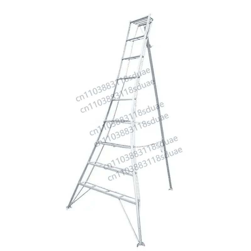 Aluminium alloy gardening scale, agricultural tripod for fruit collection, pruning stool, special for garden