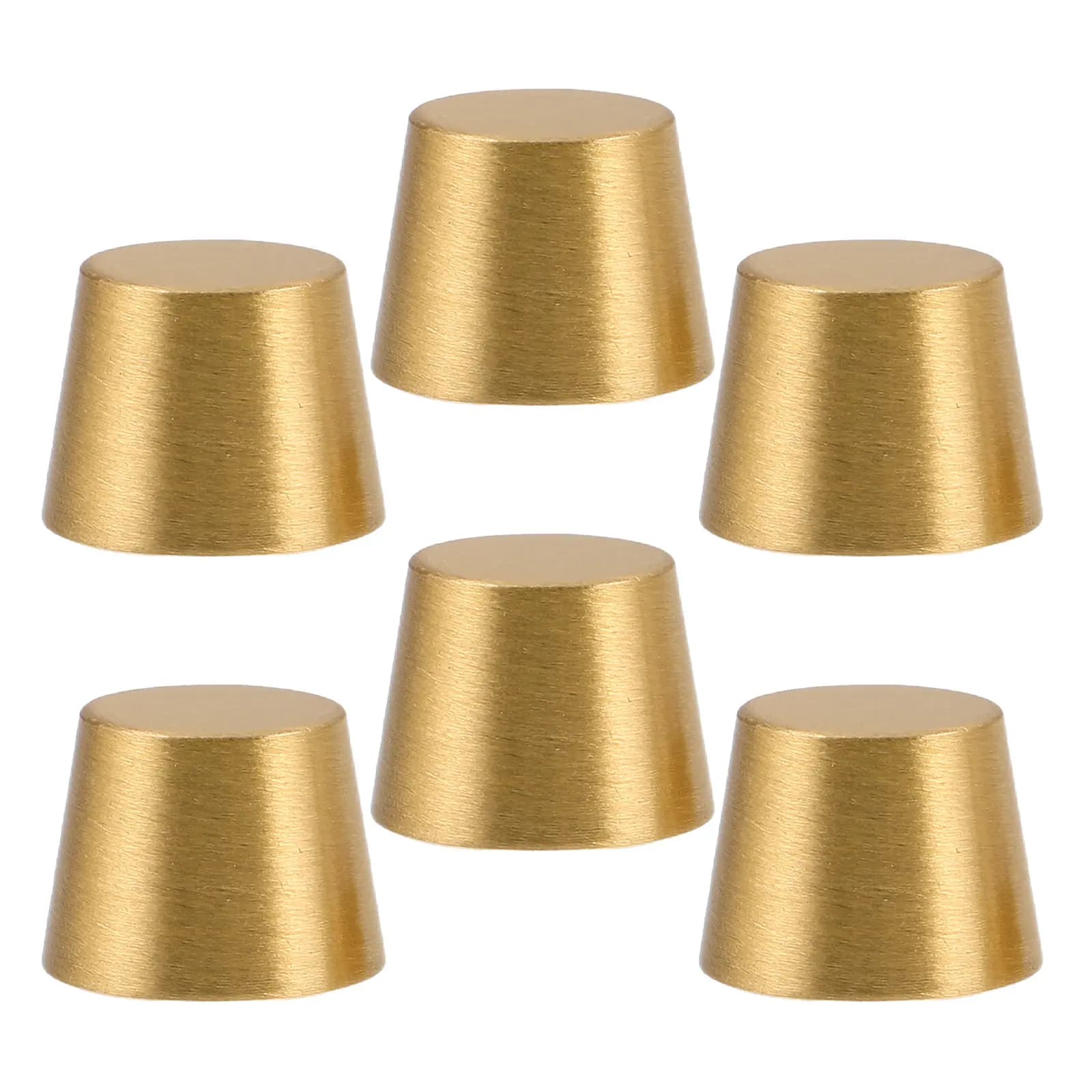 6 brass pins for cutting boards, 10 mm cutting pins, anti-slip feet for cutting blocks, for kitchen appliances and furniture