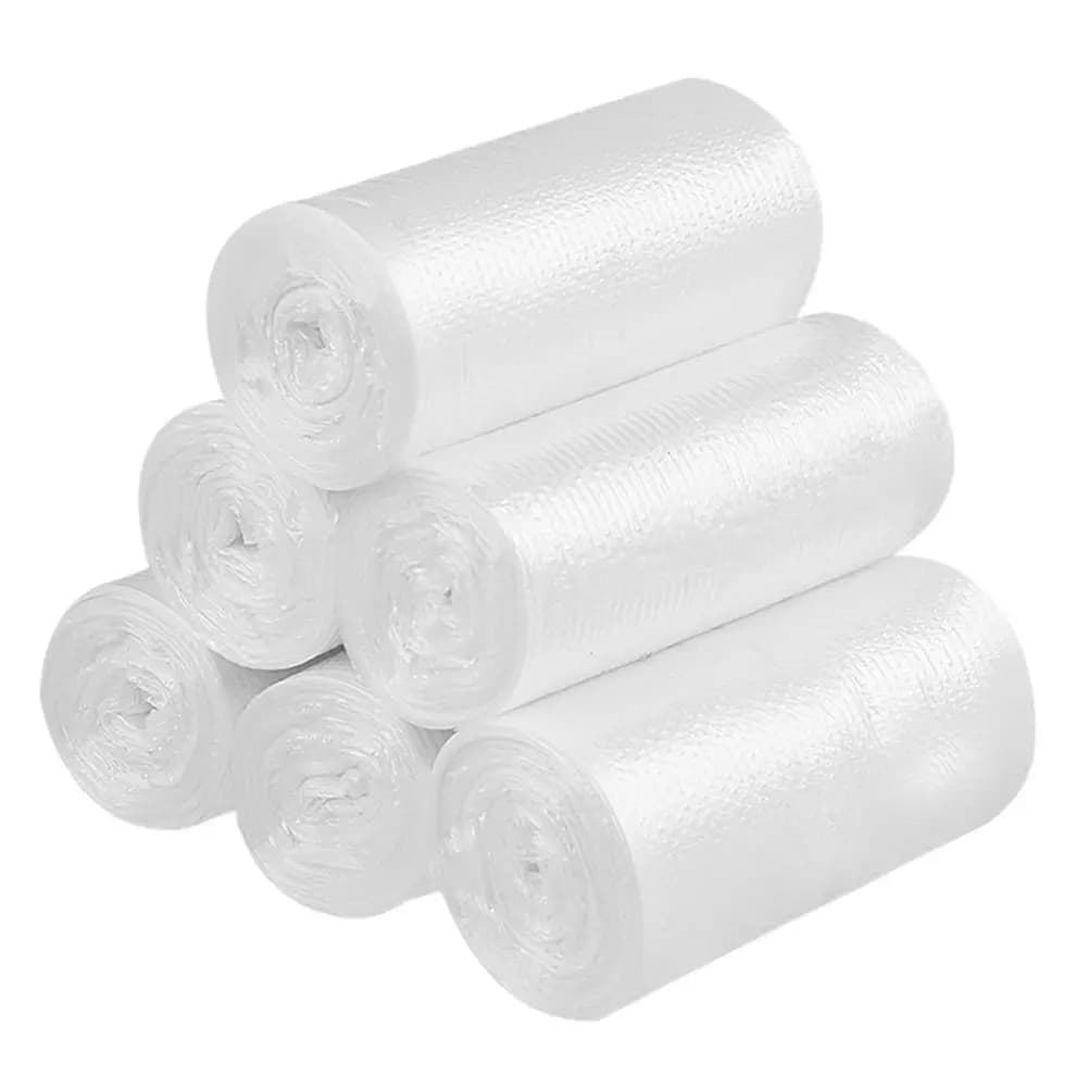 6 Rotoli di Sacchi per la Spazzatura, Sacchetti per Rifiuti in Plastica Rinforzata, Resistenti e Impermeabili, per Cucina, Bagno, Camera da Letto, Ufficio, Rivestimenti per Cestini