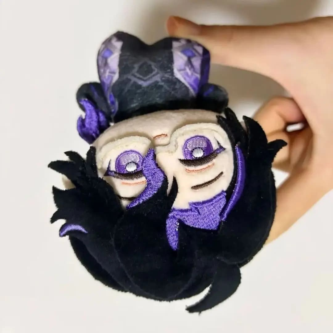 Genshin Impact 10cm Kawaii Plush Pantalone Regrator Soft Anime Doll Keychain Bag Pendant Birthday Gifts