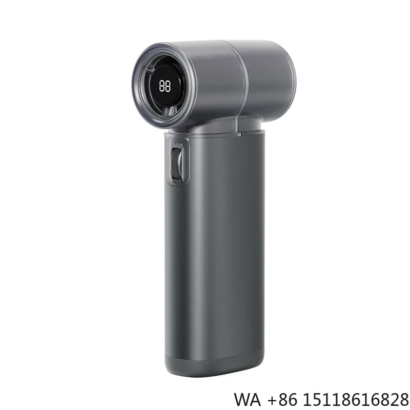 Premium Quality OEM Customized 2026 New Rechargeable Mini Portable Handheld Turbo Fan for Quick Air Cooling Jet Fan Tool