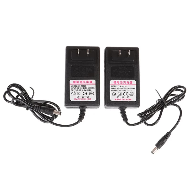 AC/DC adapter 16.8V 2A for Fitness Massage Gun, Power and Charging Cable