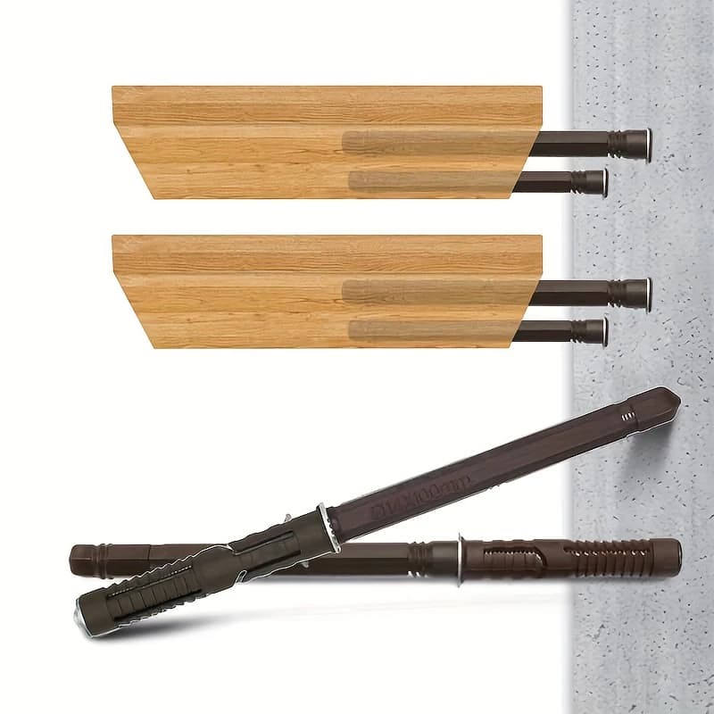 6 pezzi staffe per mensole galleggianti nascoste staffa di supporto per mensola invisibile nascosta per carichi pesanti per mensola a muro o mensole a muro 1 x 10 cm