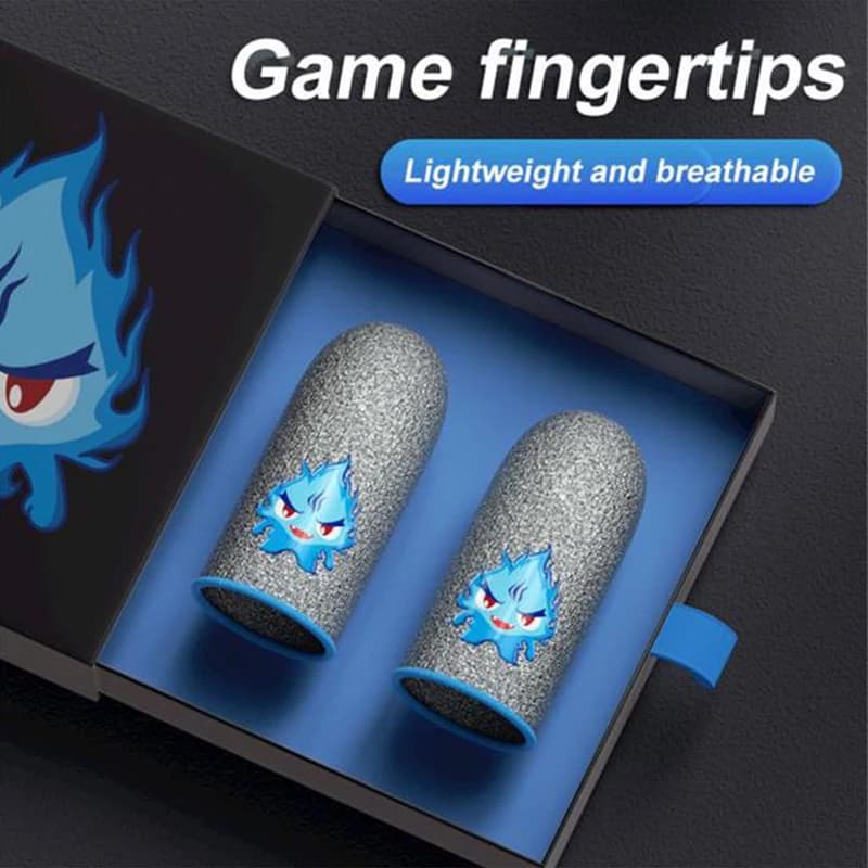 Play finger case with best performance for PUBG mobile game, breathable toe case with bright touch screen
