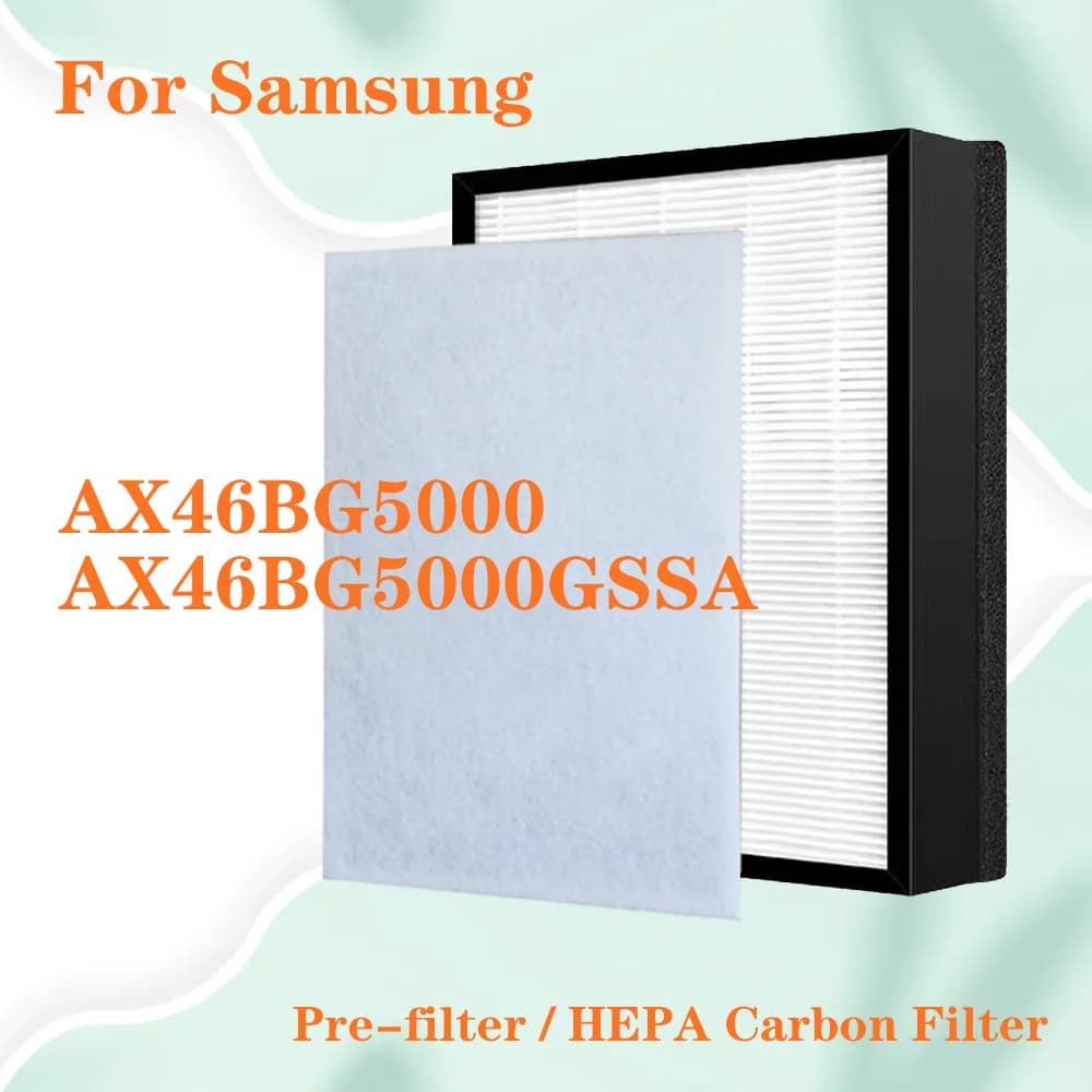 Per Samsung Purificatore D'aria AX46BG5000 AX46BG5000GS AX46BG5000GSSA Sostituzione 2 in 1 Filtro HEPA + Carbone attivo