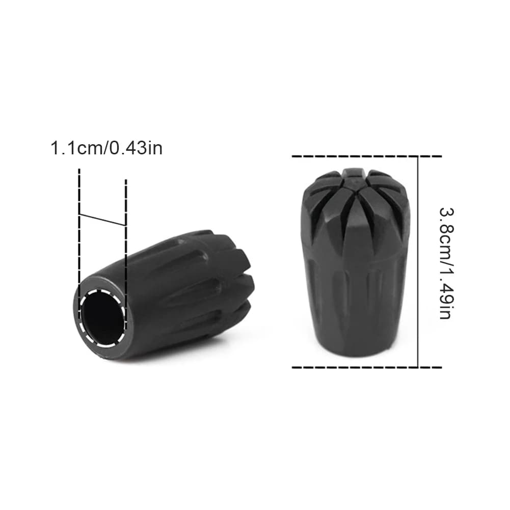 8 Pieces Rubber Towels for Trekking Sticks, Anti-slip, Hiking Stick Parts