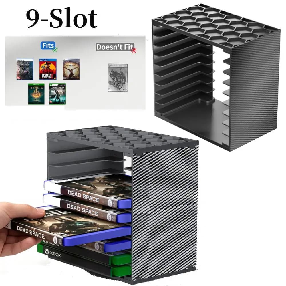 1/2pcs Host Disc Storage Box Holder For Switch / PS5 / PS4 / Xbox Game Cartridge Organizer Game Disc Storage Game Accessories