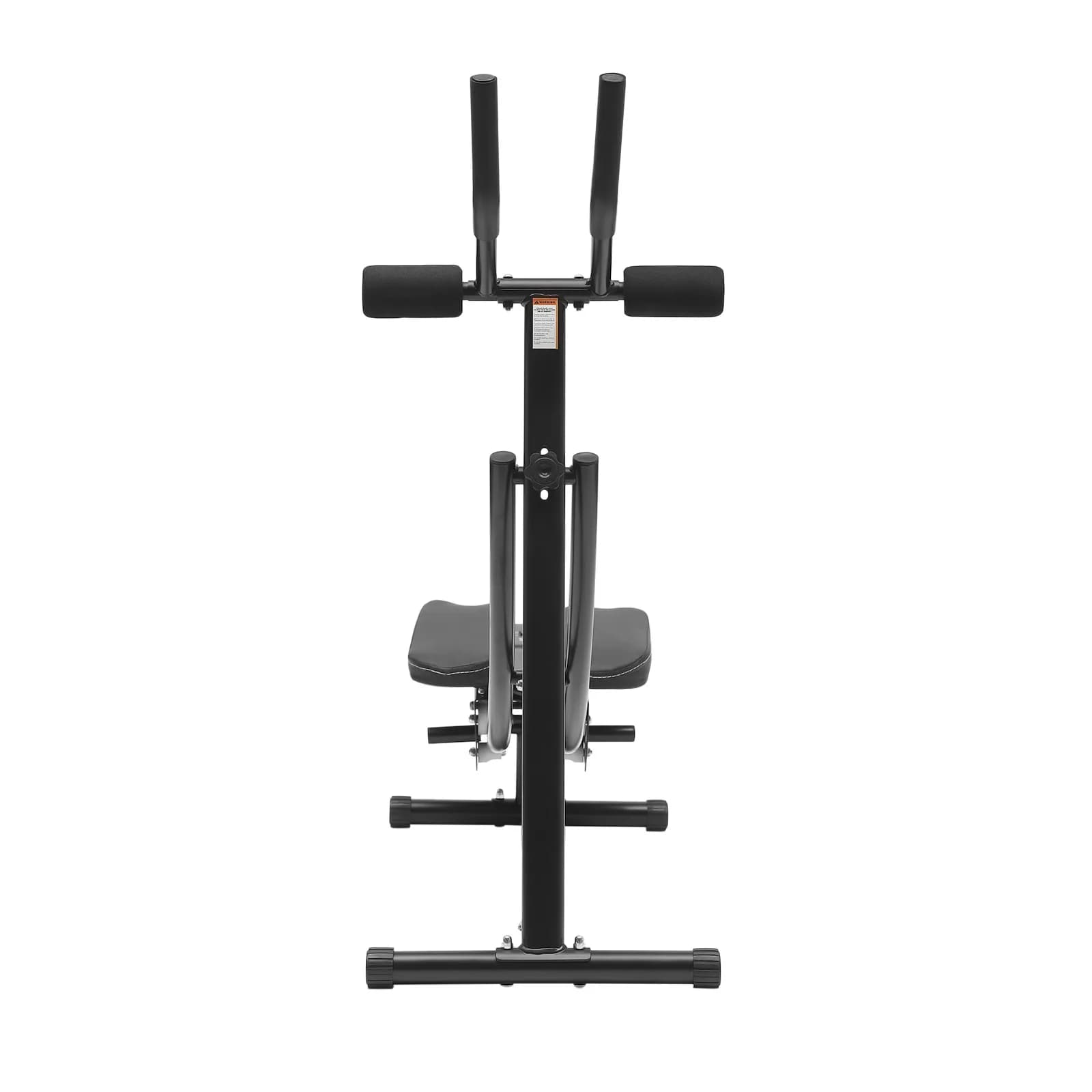 Ab Exercise, Ab Machine, Abdominal Trainer, Dual Track Rotating Ab Roller with Extra Wide Knee Pad, 0-180 Degree Adjustable Rotation, Carbon Steel Structure, Home Gym Fitness Equipment, Core Waist Training, Comfortable Protection for Knees