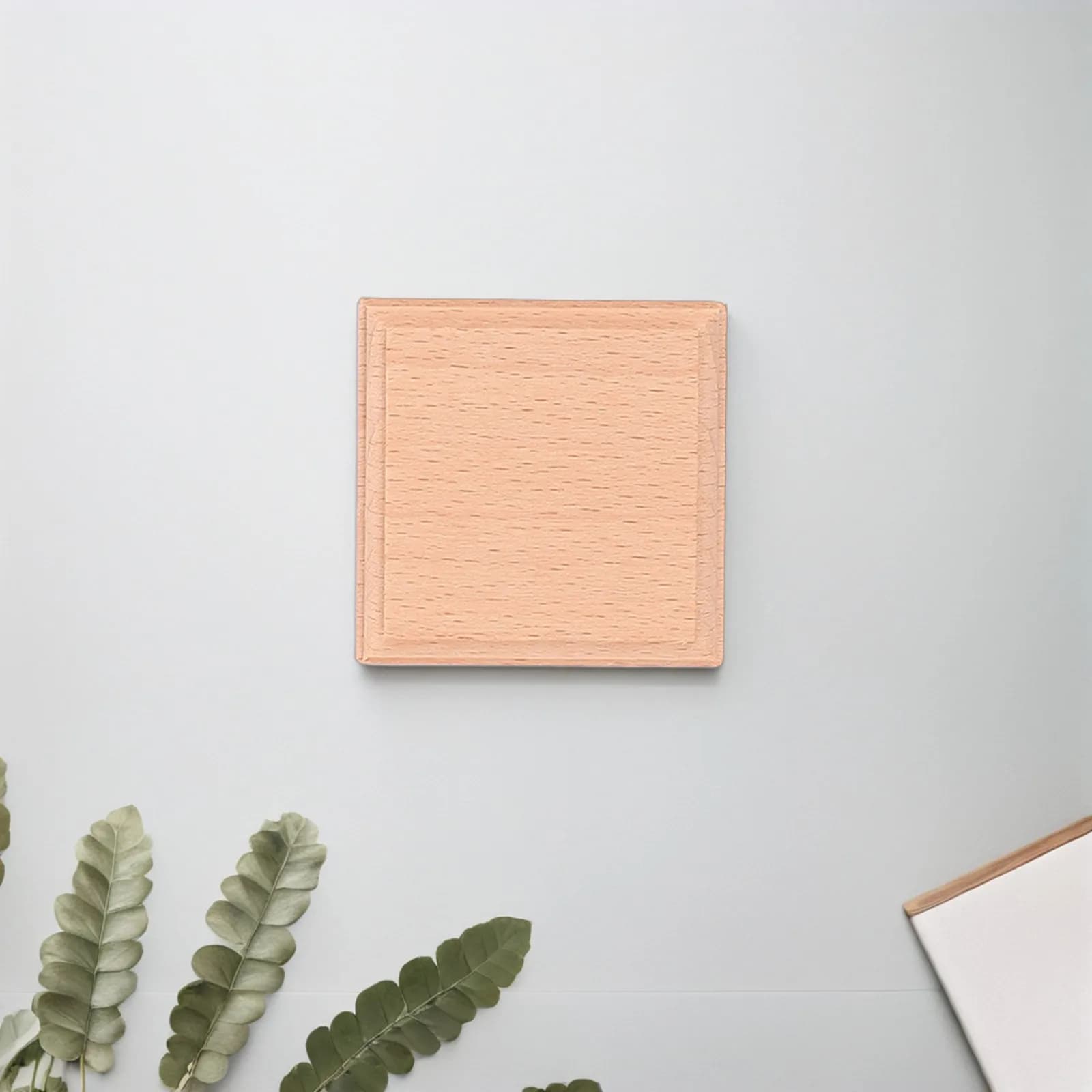10 Pezzi di Blocchi in Legno di Faggio, Base Quadrata per Esposizione, per Artigianato, Sculture, Gioielli, Fai-da-Te, Base in Legno Naturale Non Trattato, Piedistallo