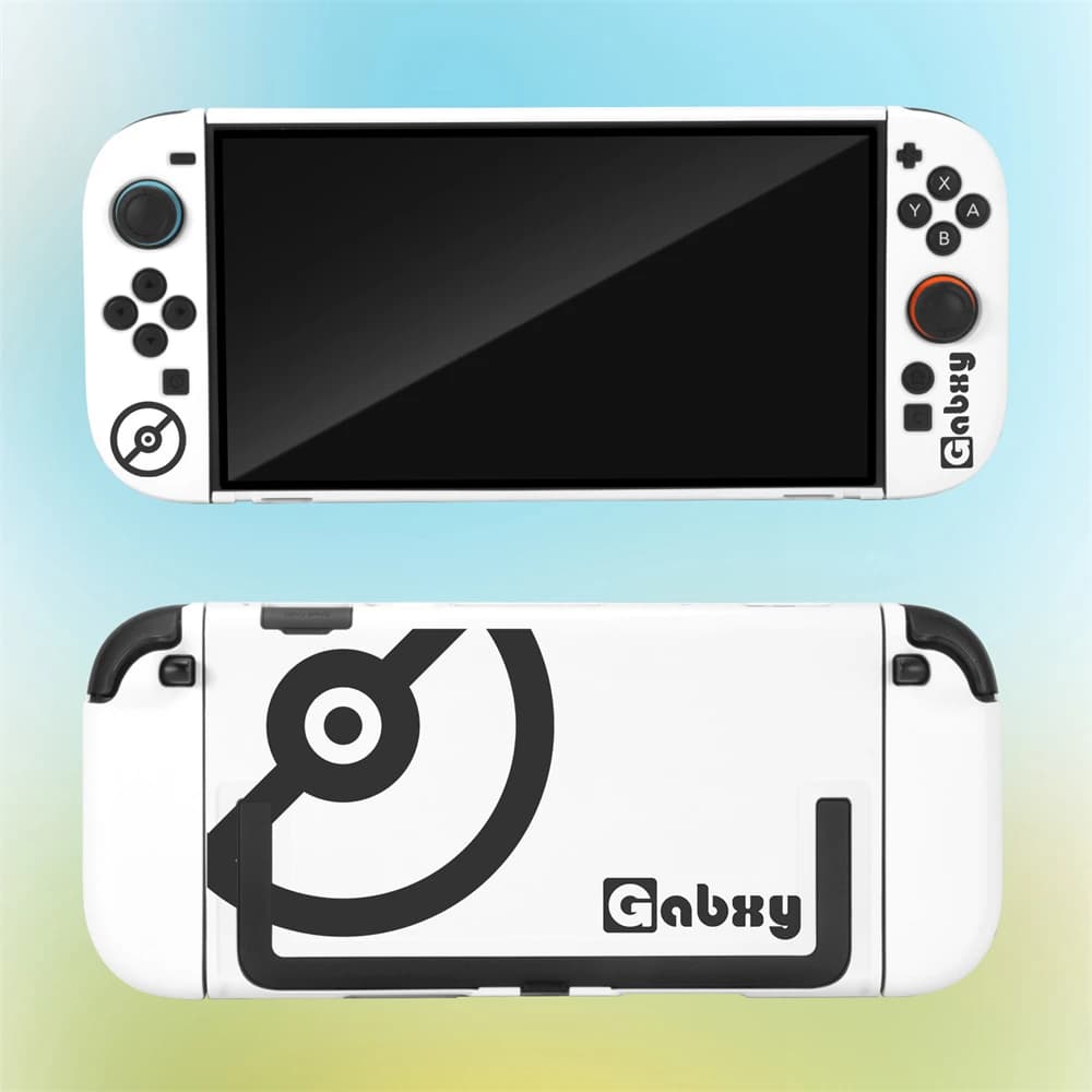Custodia protettiva per Switch 2 (2025), semplice protezione per PC rigido Pokemon + TPU, custodia base per stazione dock TV per Nintendo Switch 2