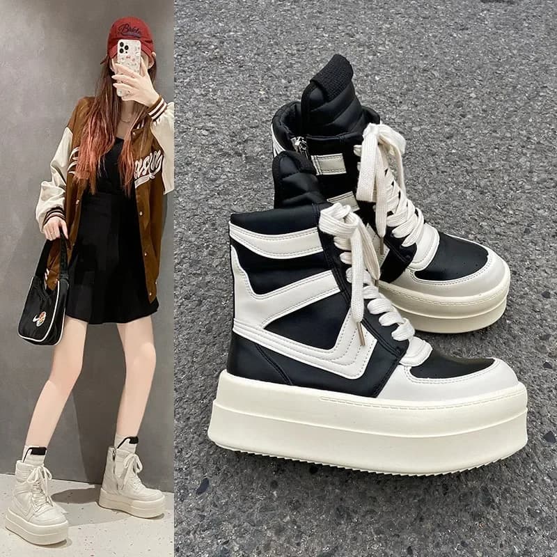 Scarpe da ginnastica di lusso Scarpe casual da uomo alte in pelle scamosciata marrone da donna in vera pelle piatta Geobasket Ro Sneakers stringate Stivaletti con zip
