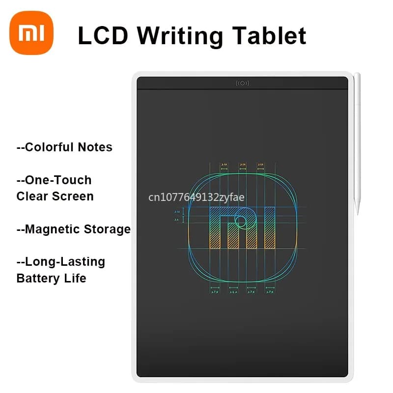 Nuovo Tablet LCD Xiaomi con Penna Magnetica, Lavagna Colorata per Disegno, Pad Elettronico per Scrittura a Mano, Lavagna Grafica per Messaggi