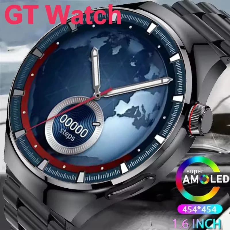 New Smart Watch Man Woman AMOLED 420*420 HD Screen Heart rate Waterproof Bluetooth SmartWatch for Android IOS