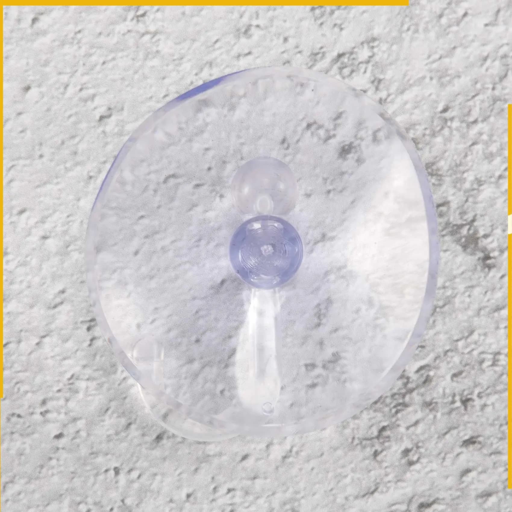 A92P 20 X Ventose Bicchieri di plastica trasparente con ganci in metallo Decorazione per finestre Ventosa per armadietto Perfetta per appendere decorazioni natalizie