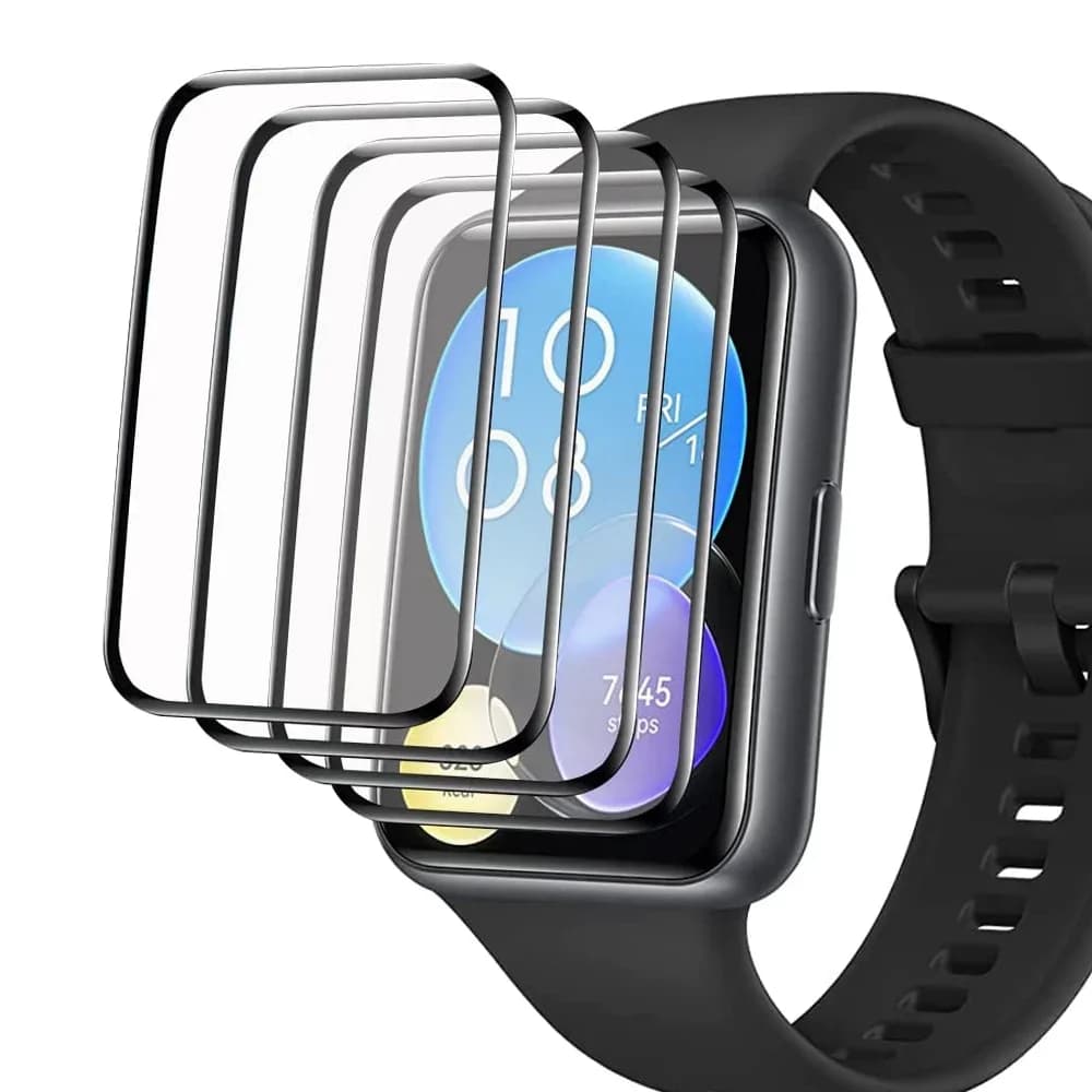 Soft Glass for Huawei Watch Fit 2/fit Smartwatch 9D HD Full Film (not glass) Protective Cover for Tempered Screen Fit2 Accessories