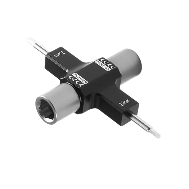 ABJF-FPV Drone Repair Tools M5 Ratchet Wrench M5 Square Wrench M5 Quad Wrench