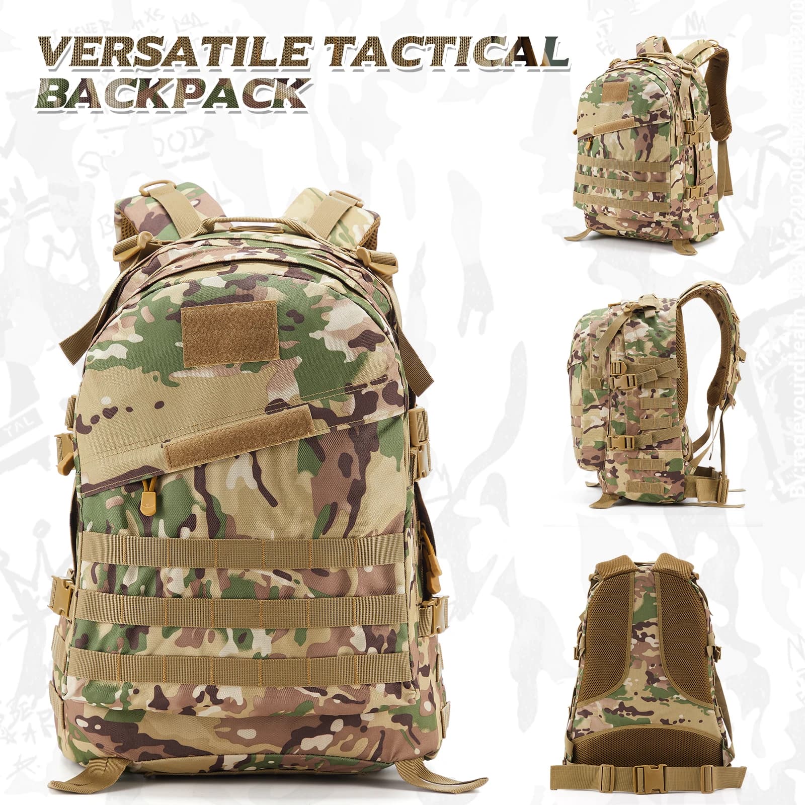 Nuovo 30/45 uomo sopravvivenza combattimento all'aperto assalto pacchetto per trekking borsa da caccia grandi zaini tattici borse da viaggio HkingTravel