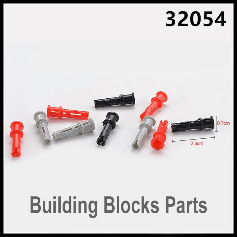 20PCS Blocchi di Costruzione Connettori Tecnici Parti Spille Peg Boccole 1x3 Asse Bullone Connettore MOC Sostituire Mattoni 32054
