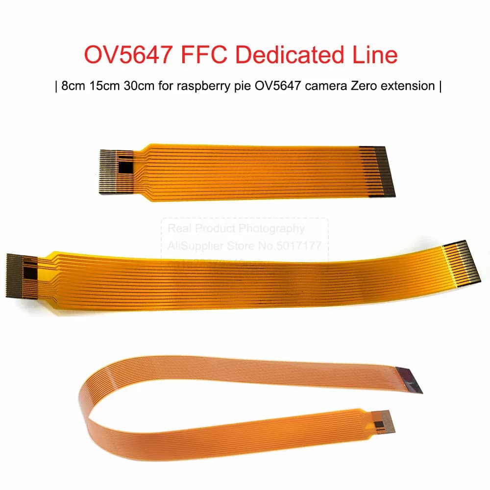 Linea dedicata FFC da 8 cm 15 cm 30 cm per cavo flessibile per trasferimento estensione zero fotocamera Raspberry Pi 5 OV5647