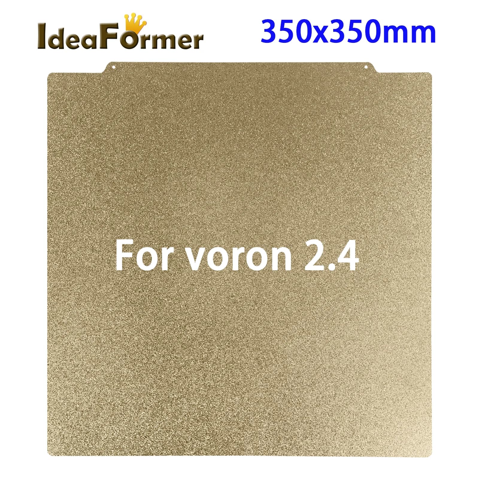 350x350 Construction Plate For Voron 2.4 PET PEI Double Face Magnetic Cover Steel Spring for FYSETC Voron 2.4 Bed Hot PET Plate
