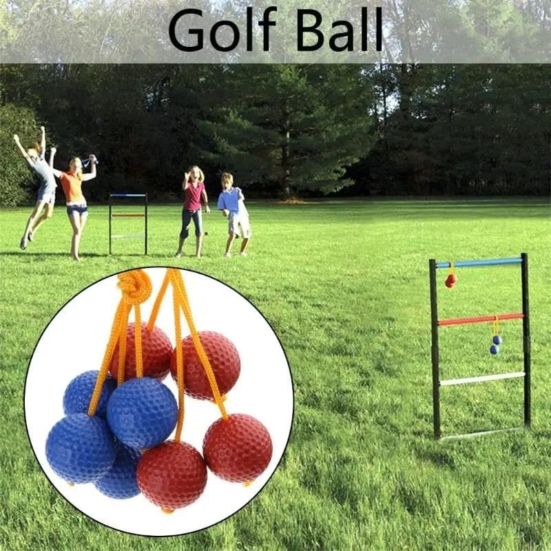 4Pcs Ladders Toss Ball Hard Golf Training Ball Outdoor Redness and Blue Ladders Ball
