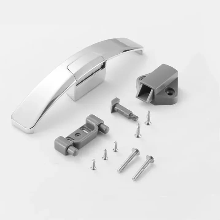 # Per la serratura del cassetto da 194 mm, accessori per auto modificati, mobili per yacht, maniglia a pulsante per porta dell'armadio da 162 mm, serratura nascosta