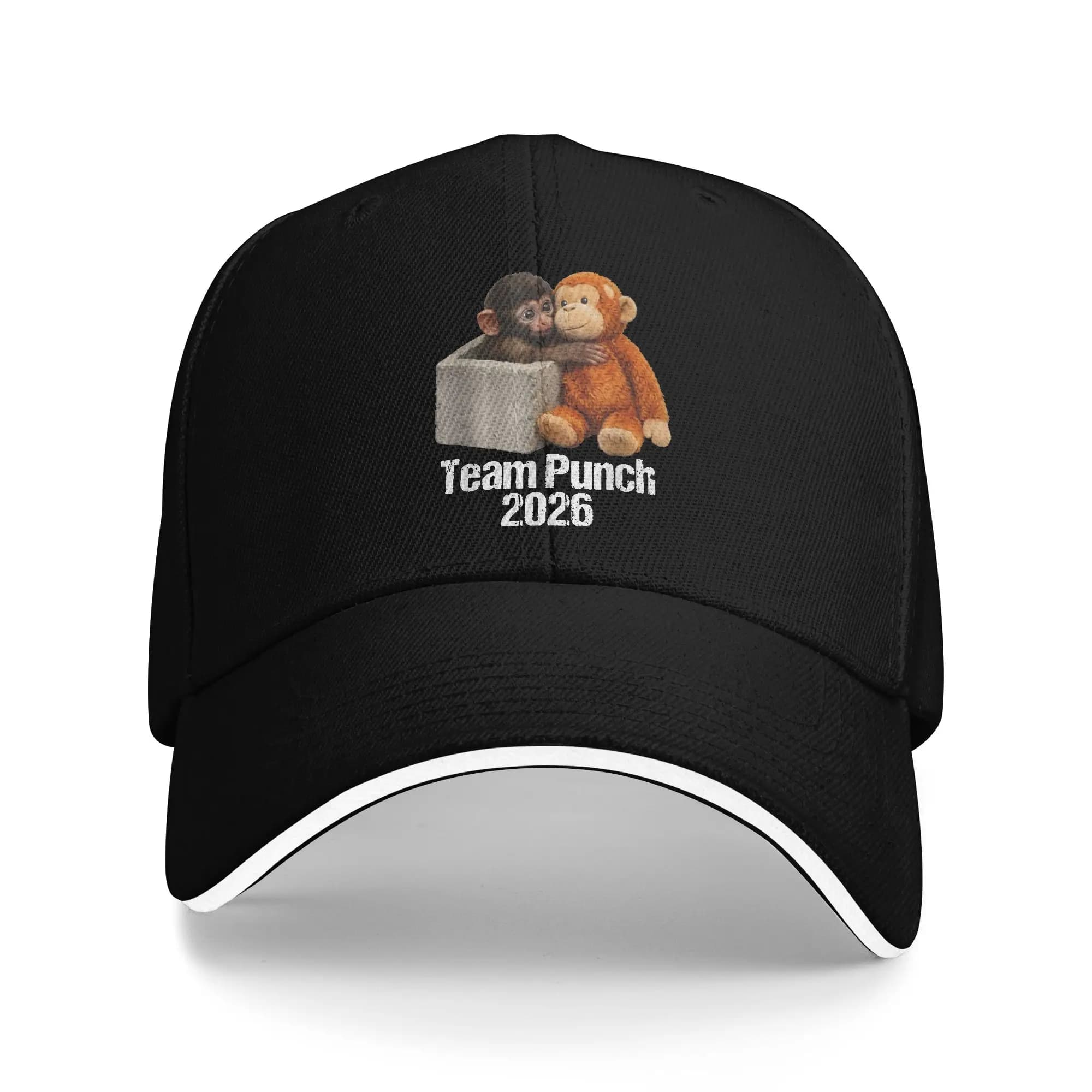 Cappellino da Baseball Estivo Casual con Scimmietta Carina, Design Hip Hop per Uomo, per Escursionismo e Pesca, Collezione 2026 Zoo