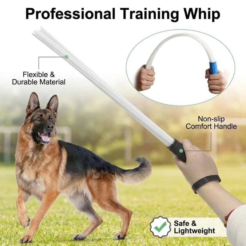 Flexible Microfiber Dog Training Rod | 57cm Elastic Teasing Whip | Safe for Pets | Non-Slip Handle