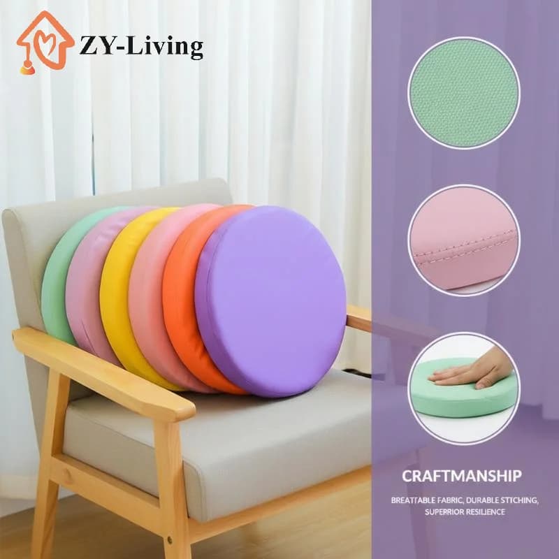 Cuscini per Sedia Comodi e Spessi da 30cm, Impermeabili in Pelle con Memory Foam, Morbidi e Lavabili