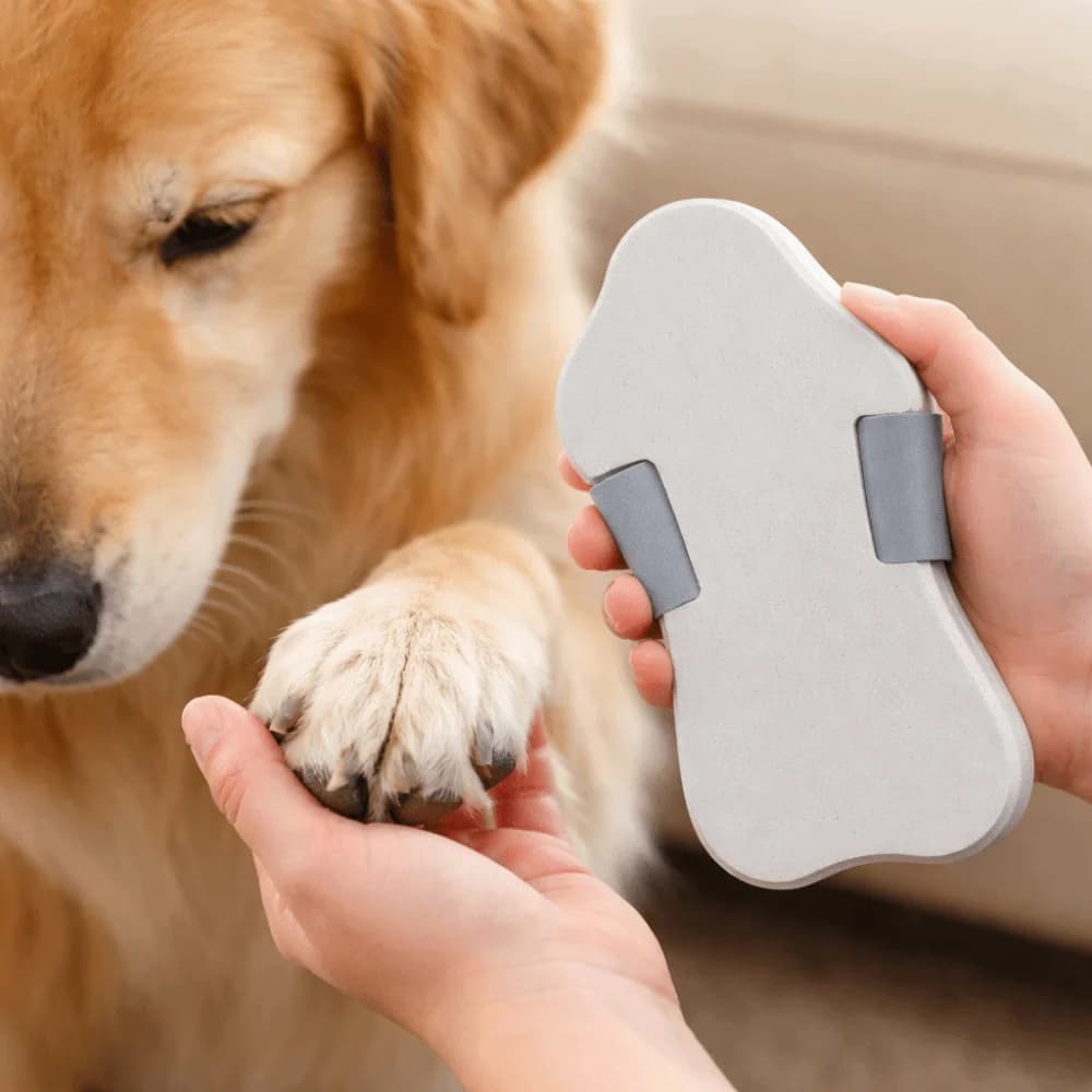 Lima per unghie per cani con cinturino regolabile, resistente all'usura, manuale, per la cura delle zampe, strumento elastico per la toelettatura degli animali domestici