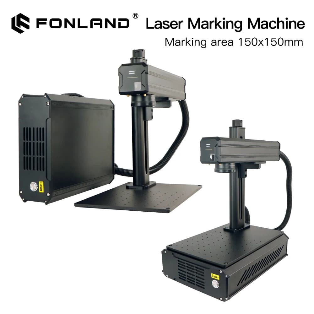 Laser Marking Machine Fonland S5 Pro Entirely made of Aluminum Powered by Customized Laser MAX Technology Engrave All Metals