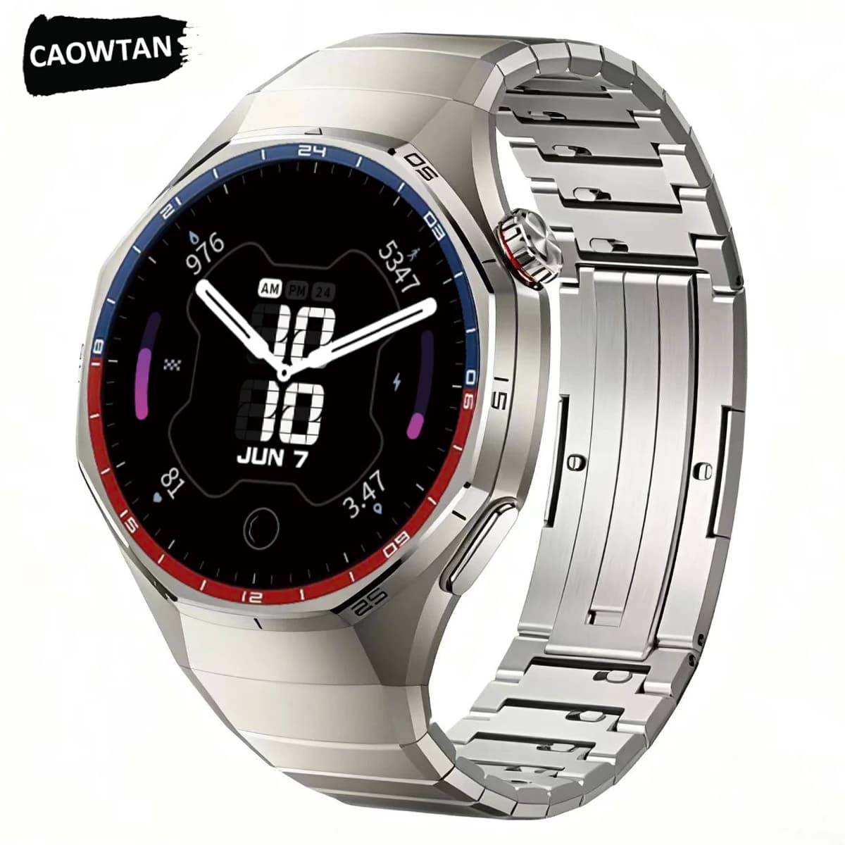 Cinturino da uomo per Huawei Watch GT 6 Pro Luxury No Gaps Cinturino in titanio a sgancio rapido Bracciale in metallo per Huawei Watch GT6 Pro Correa