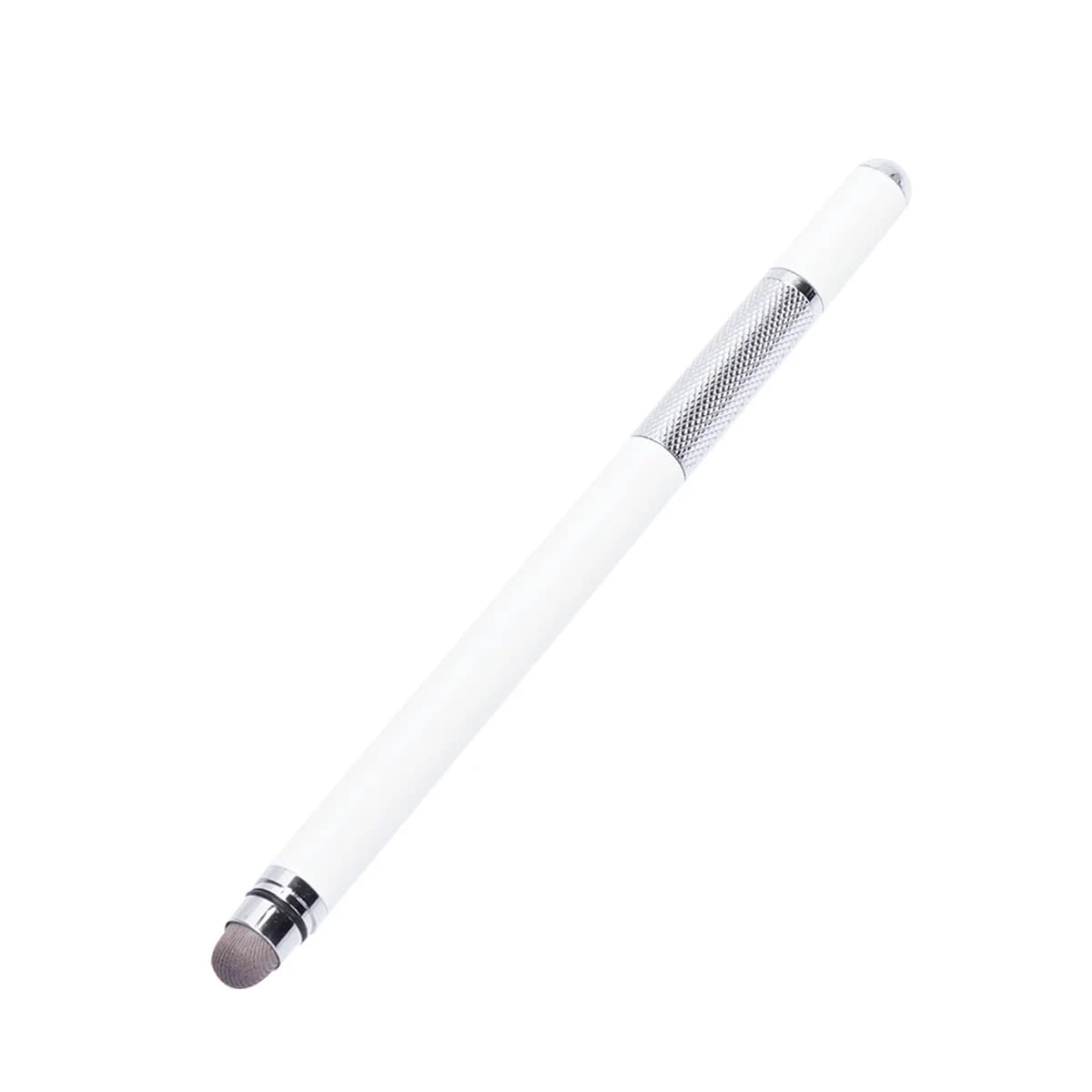 Penna stilo capacitiva a doppia punta Disco touch screen in metallo per tablet telefono Disegno Scrittura Penne per schermo con prendere appunti Disco