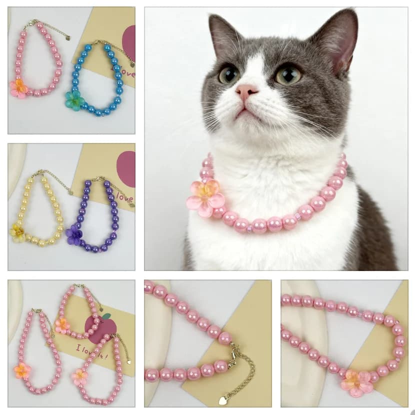 1 pezzo carino moda regolabile collare per gatti personalizzato cane gatto girocollo in rilievo gattini collana per animali domestici con decorazione del collo forniture per animali domestici