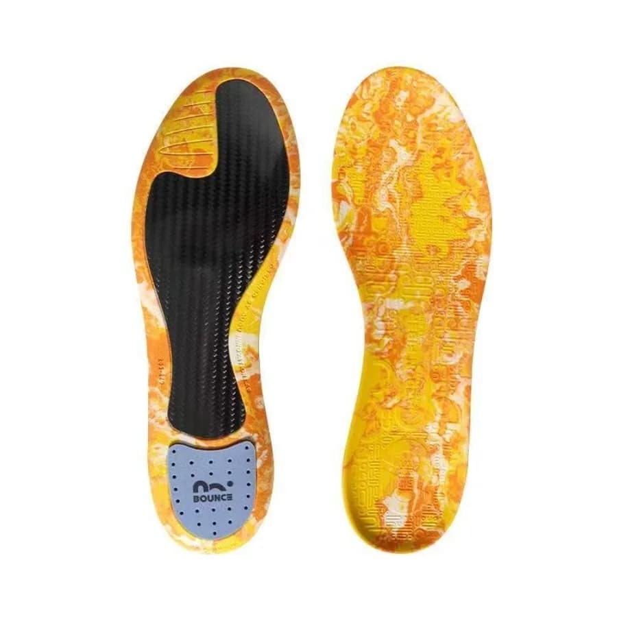 Solette Professionali in Fibra di Carbonio con Ritorno di Energia Esplosivo e Assorbimento degli Urti 3D, Design Ultra-Sottile per Scarpe da Calcio e Football Americano