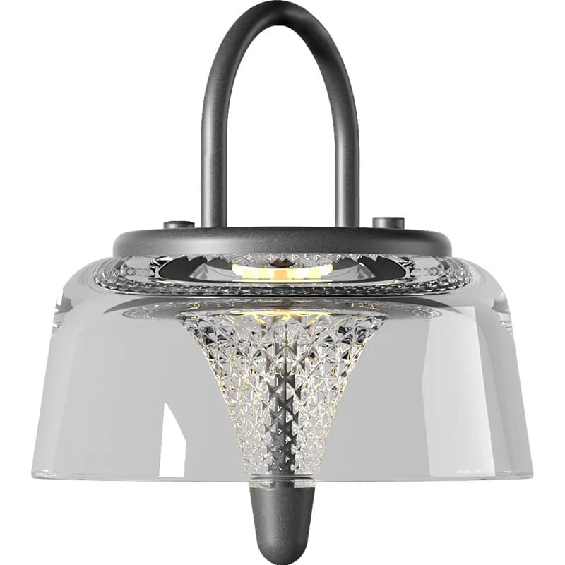 Lampada portatile impermeabile da esterno Lampada da scrivania multifunzione da esterno Lampada da scrivania ricaricabile Atmosfera paesaggistica