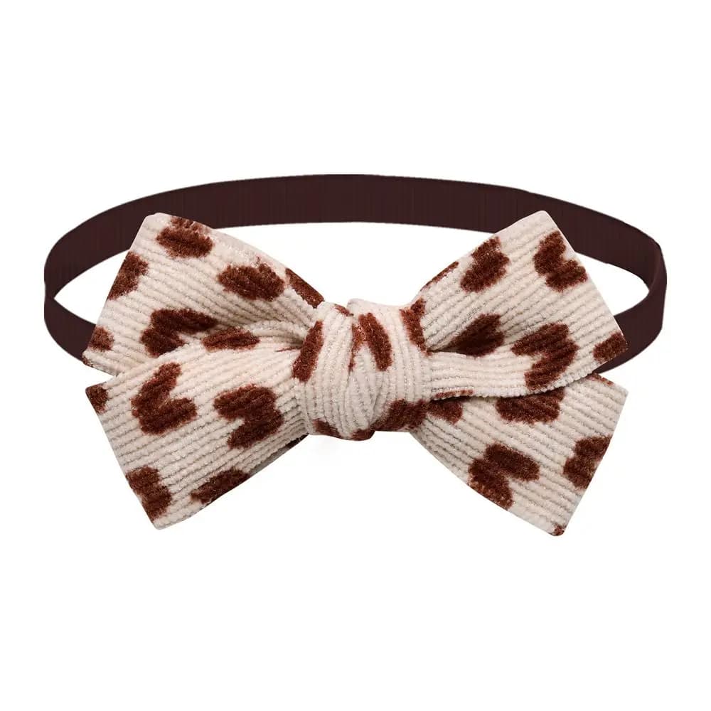 Pet bow tie, new autumn Maillard color dog and cat pet bow tie, fashionable and classic pet accessory