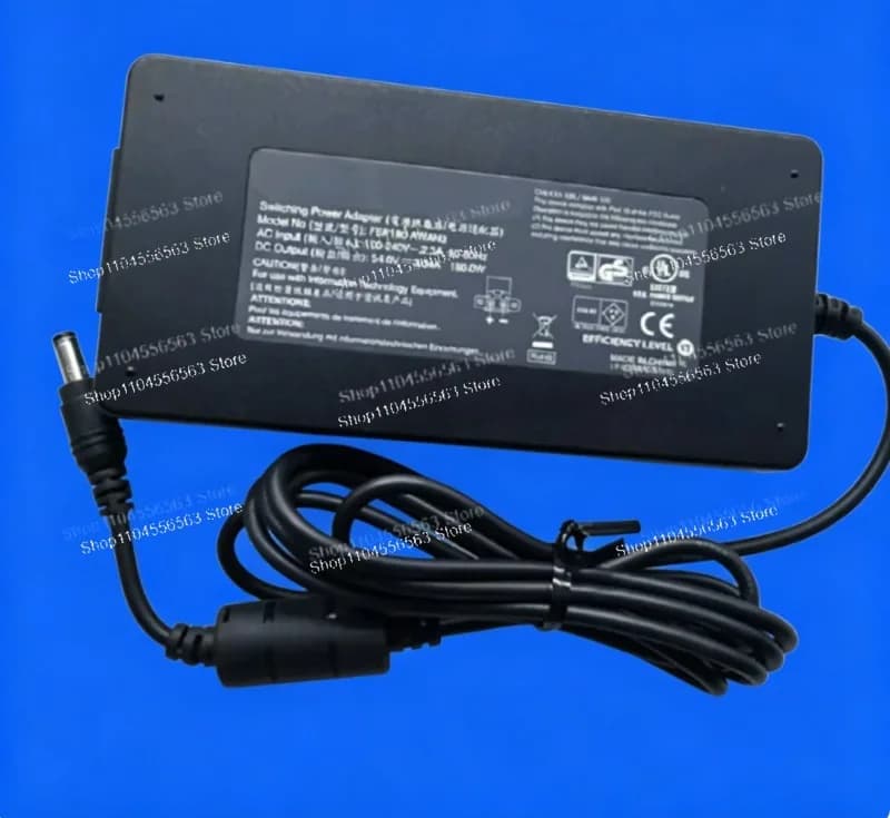 Suitable for UBNT UniFi XG 6PoE Switch Power Supply Charger AC Adapter 54V