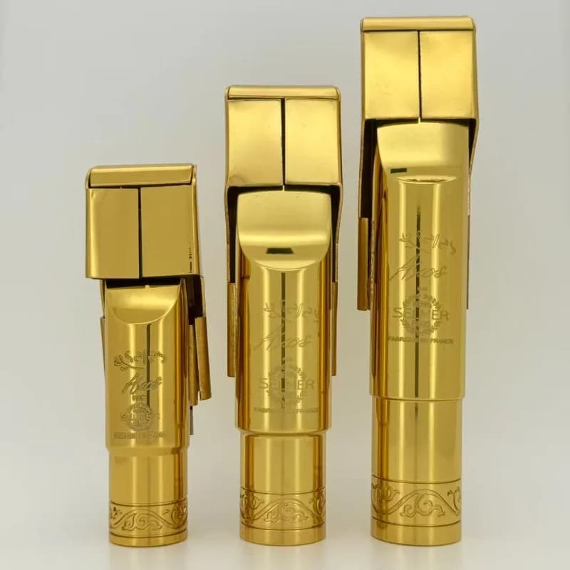 Selmer Saxophone Mouthpiece - Available in Alto, Tenor, Soprano Models, Sizes 5, 6, 7, 8, Engraved Design for Excellent Sound!