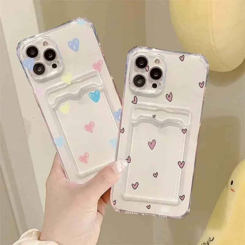 Custodia Love Heart per Samsung Galaxy A22 A23 A42 A12 A13 A04 A04E A05 A02 A10S A05S A02S A21S A03 Core portafoglio porta carte di credito Cover
