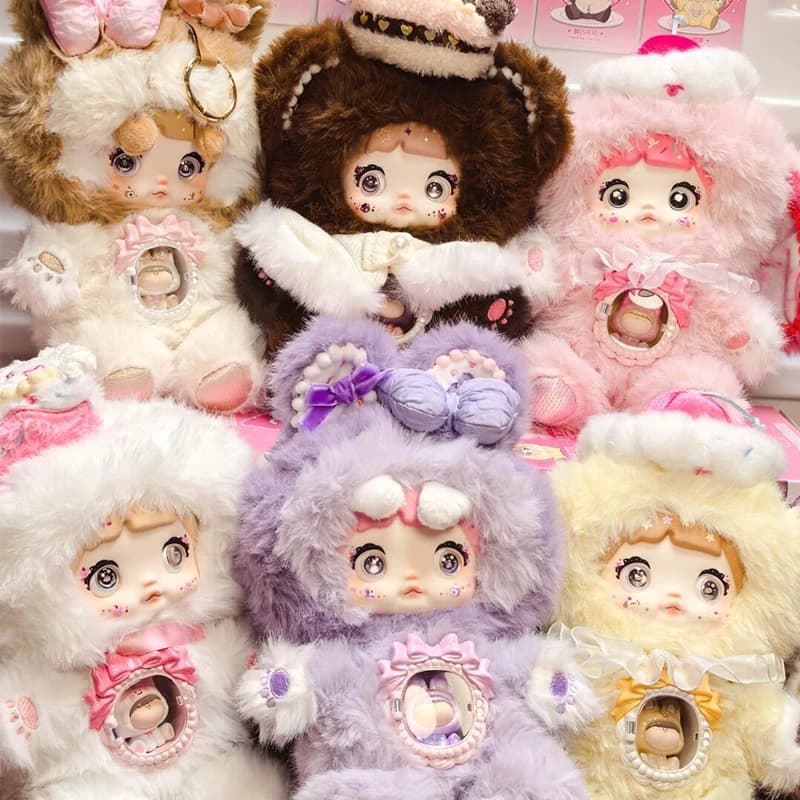 Nommi x Amlls Sweetie Series Blind Box Carino Nommi V7 Anime Doll Borsa a sorpresa Kawaii Action Figure Portachiavi Bambola Scatola misteriosa Giocattoli