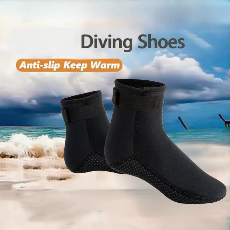 Calzini in neoprene da 3 mm Spiaggia Pallavolo Calcio di sabbia Muta Calzini Stivaletti d'acqua per immersioni Snorkeling Kayak Paddling