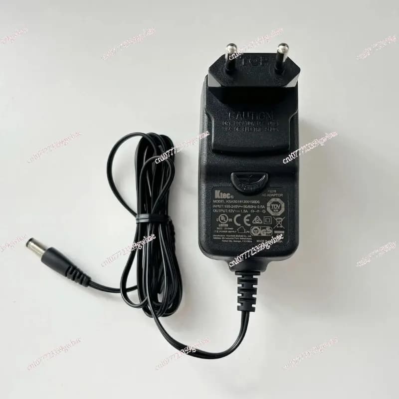 Adattatore di Alimentazione KTEC KSAS0181200150D5 12V 1.5A 18W AC per Disco Rigido Esterno Seagate WD, Caricabatterie con Spina EU/AU/UK