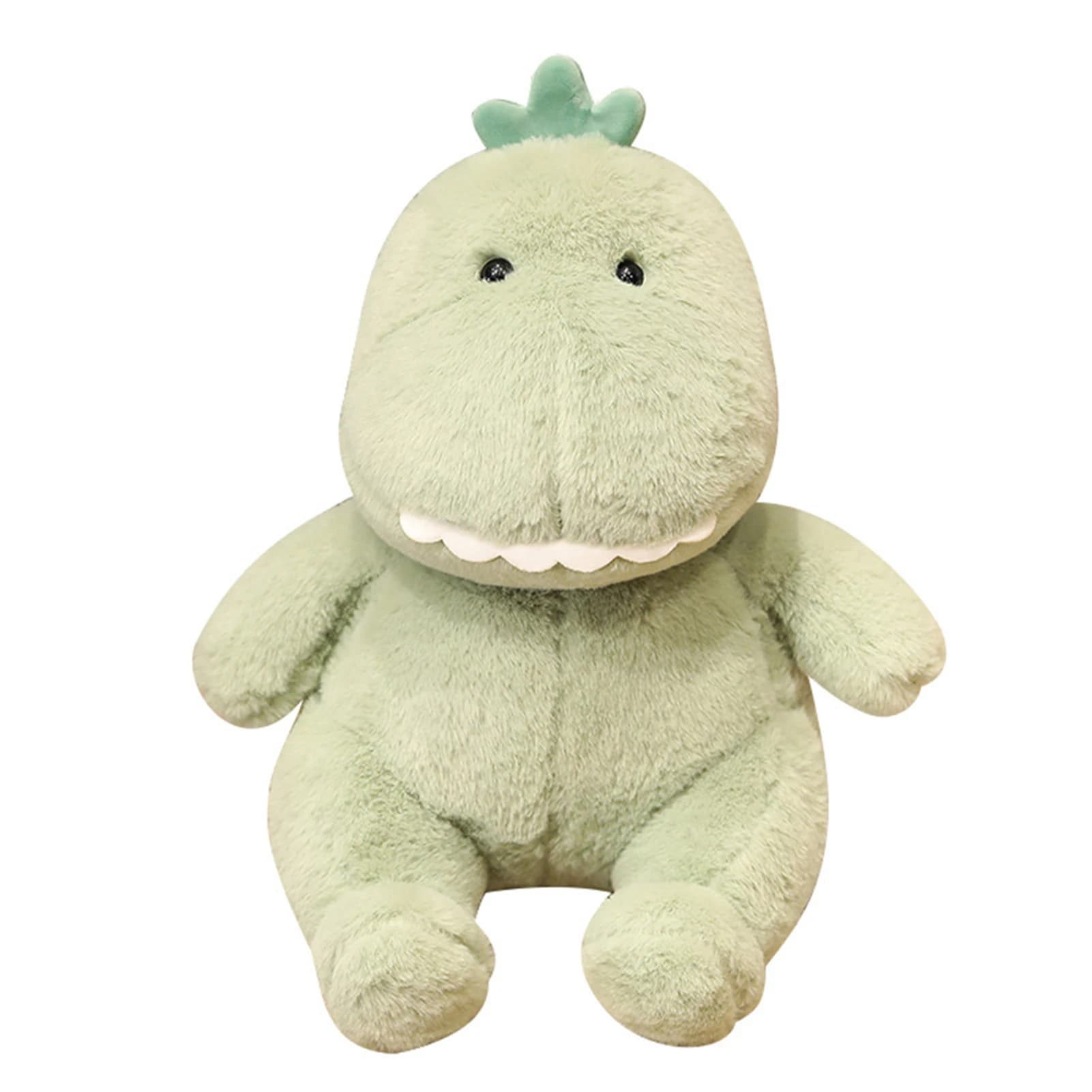 Creativo cartone animato peluche dinosauro verde con ali bambola di pezza regali per bambini