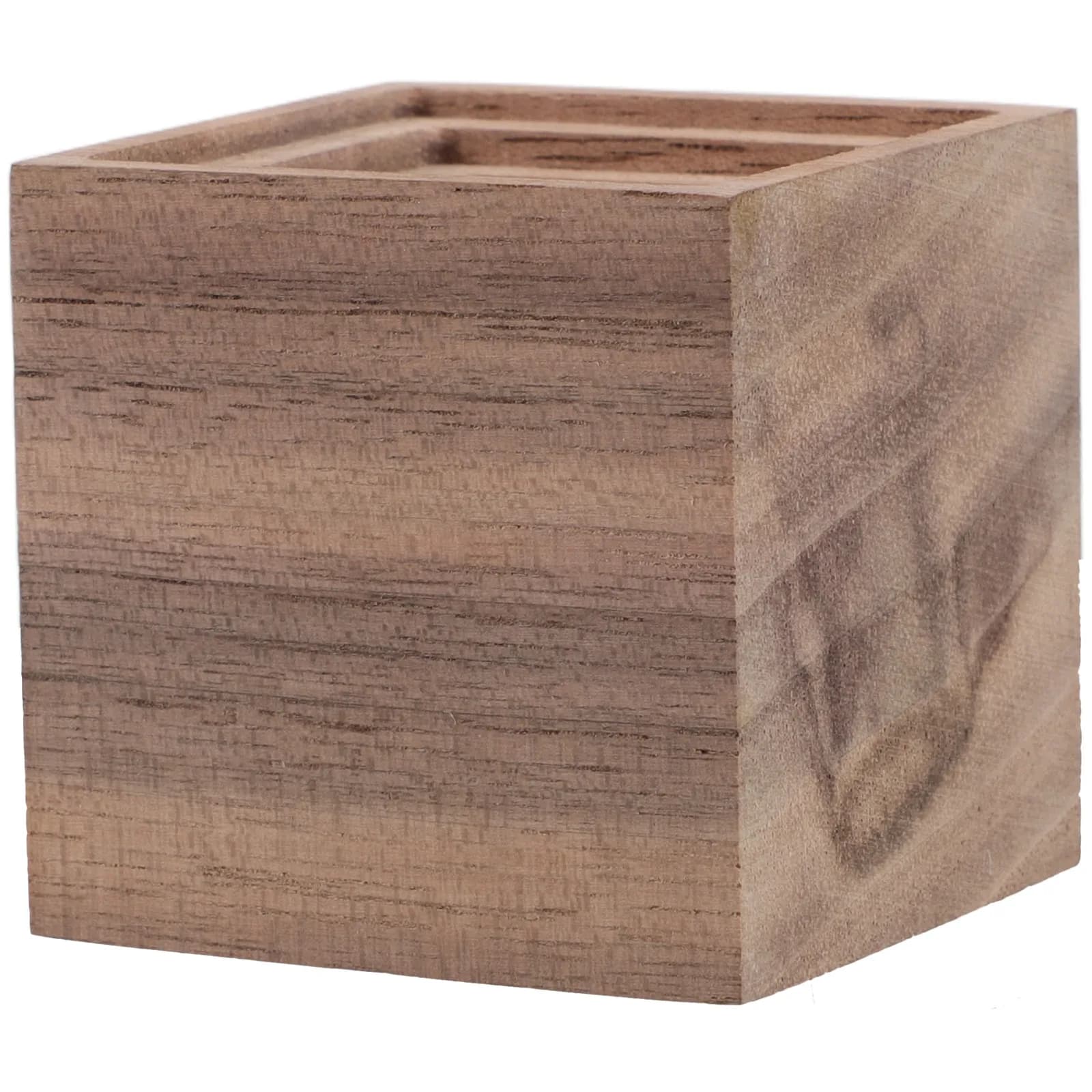 Solid Walnut Wood Essential Oil Diffuser Waterless Cordless Mini Wooden Diffuser for Home Office Desktop Bedroom Study Room Air