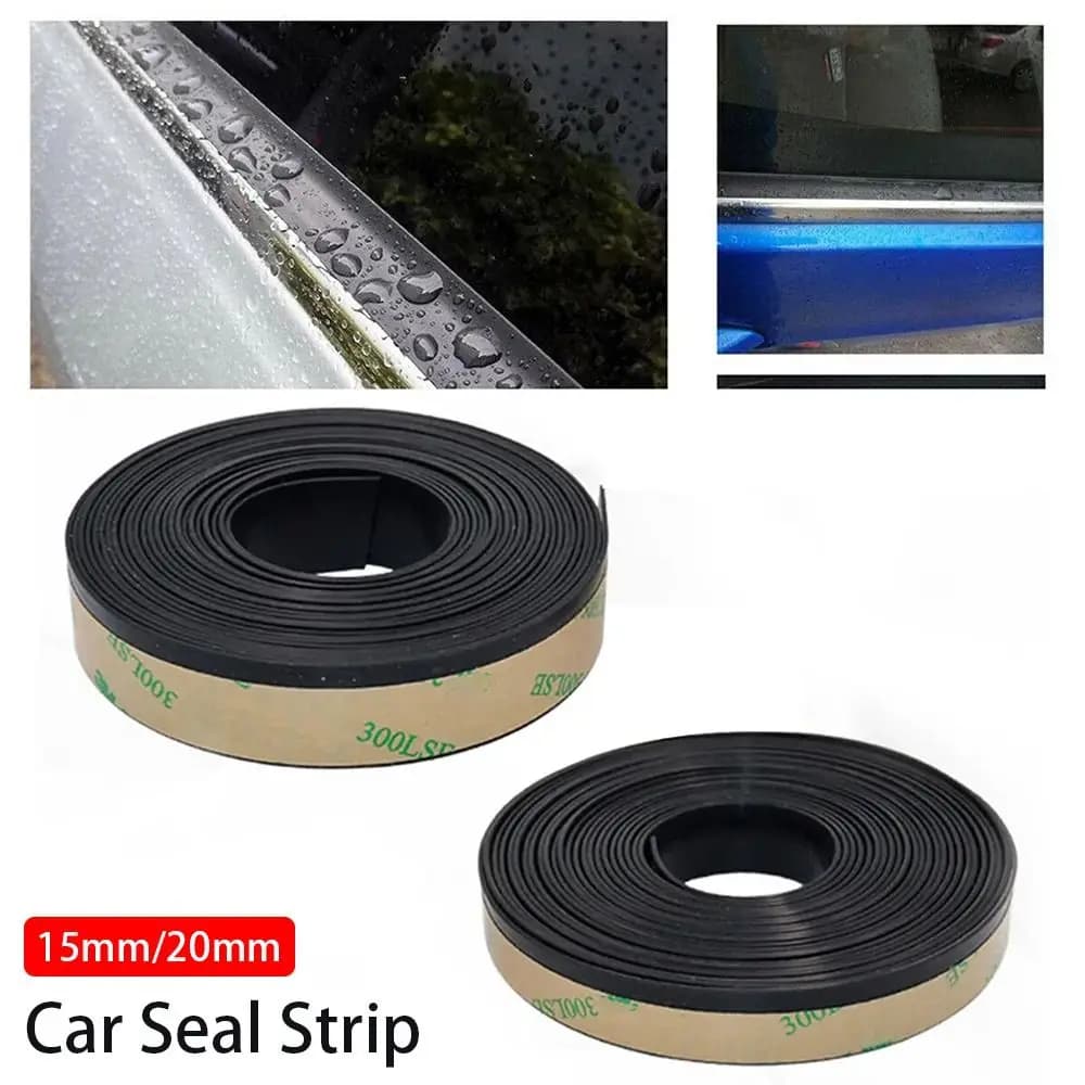 1 pz Auto anteriore posteriore parabrezza Auto striscia di tenuta accessori interni gomma finestra bordo guarnizione 1M/4M 15MM/20MM