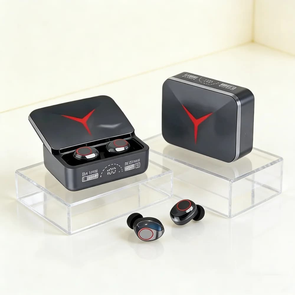 Wireless M90 TWS Bluetooth Headphones with Touch Control, Sports Headphones, Hi-Fi Stereo Gaming Headphones
