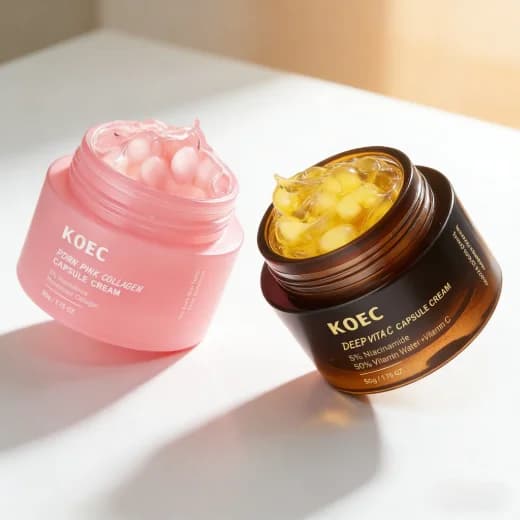 Hydrating Cream Viso KOEC with 5% Niacinamide and Hydrolyzed Collagen, Antioxidant and Nutrient