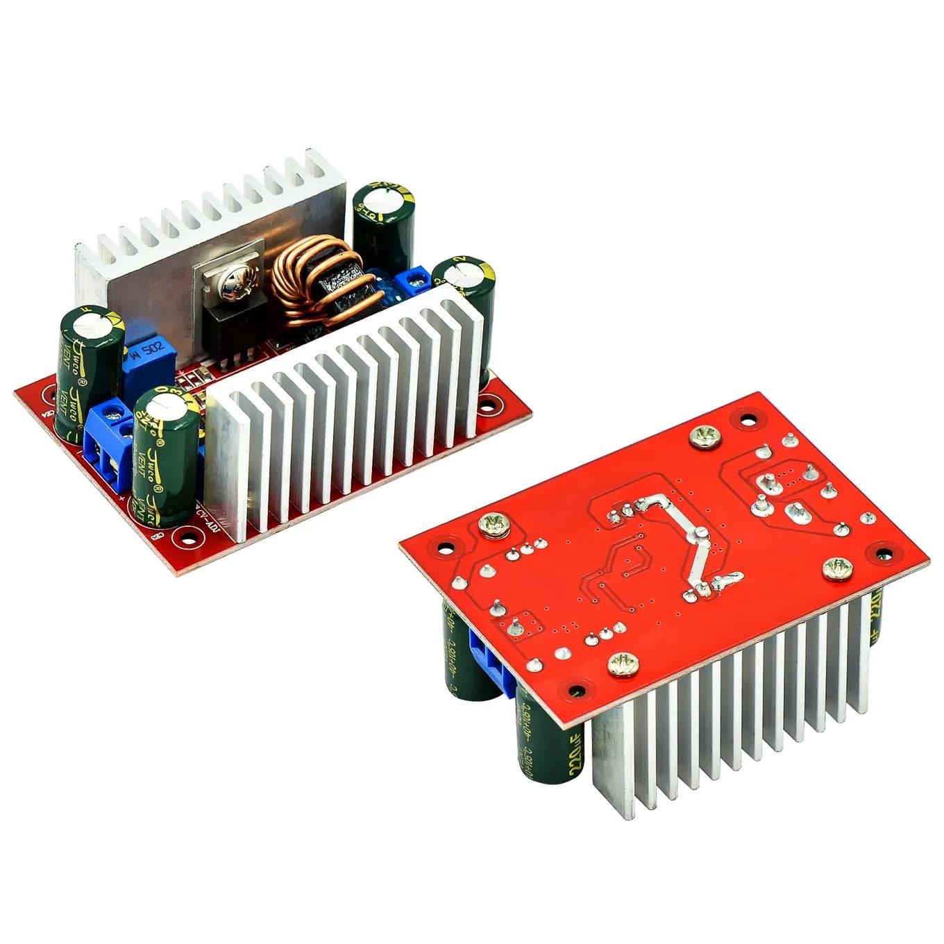 DC 400W 15A Boost Step-up Converter Constant Current Power Supply LED Driver Step up Module Voltage Charger 8.5-50V to 10-60V