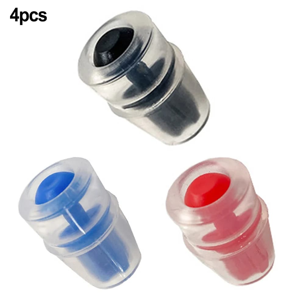 4Pcs Water Bag Bite Valve Silicone Suction Nozzles Biting Valve For Water Bladder Hydration Pack Replacement Sheath Accessories